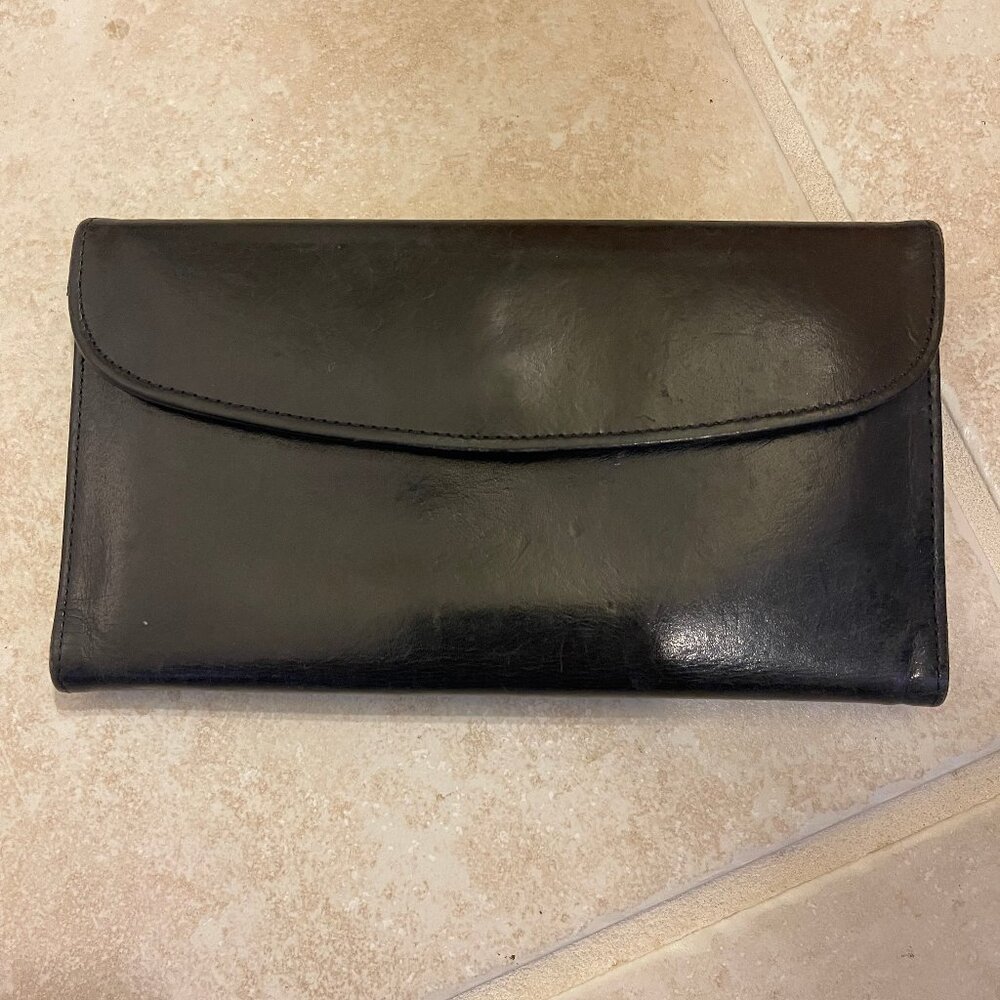 Pre-owned Navy Blue Coach wallet